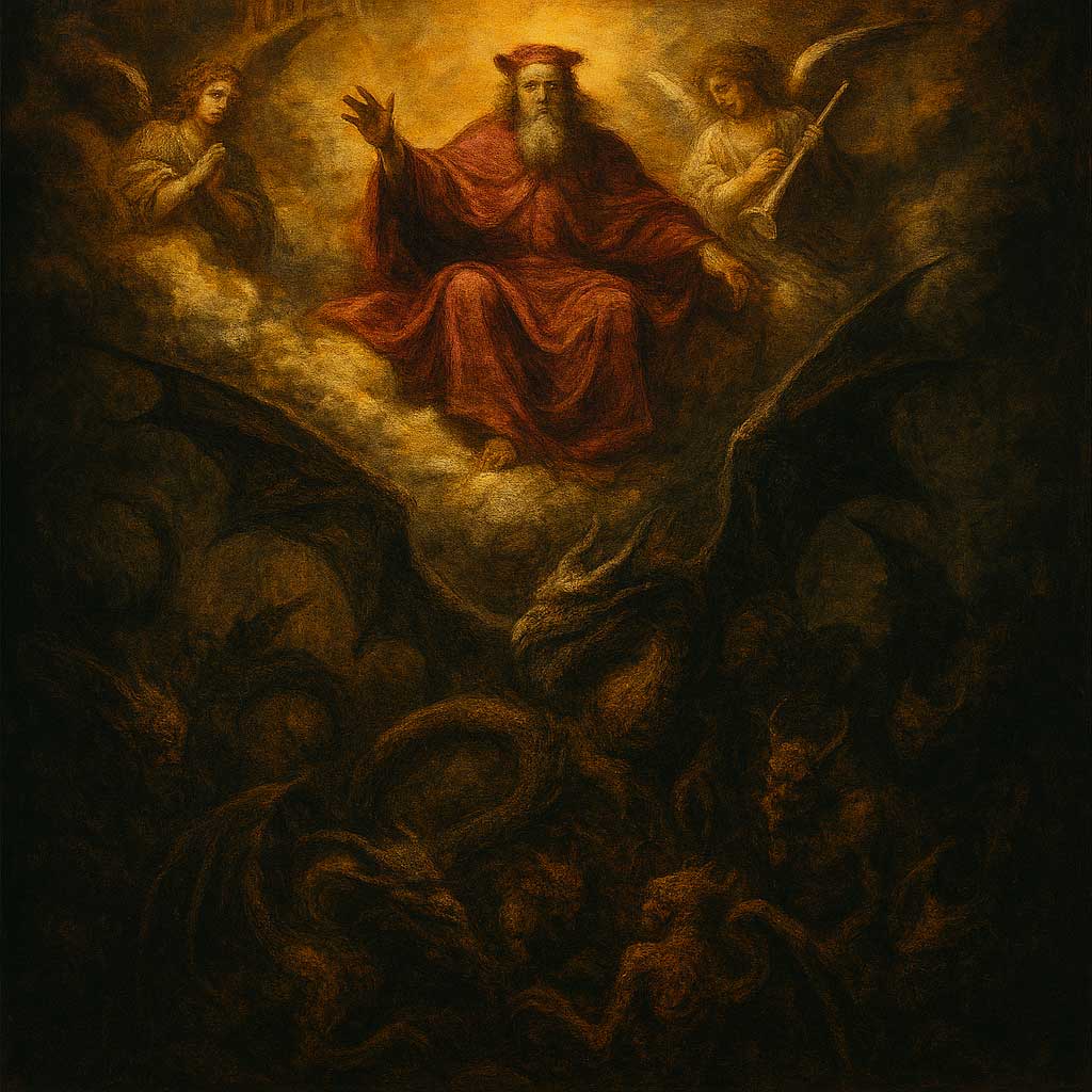 ILLU-Village-Damne-Eglise-Interieur-Tableau